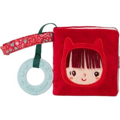 Lilliputiens Мека мини книжка със силиконова гризалка Lilliputiens - Червената шапчица (83495)