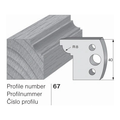 IGM profil 067 - pár omezovačů 40x4mm SP