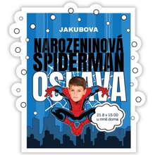 Personal Personalizované pozvánky 6 ks - Spiderman