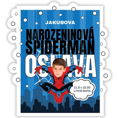 Personal Personalizované pozvánky Spiderman – Zboží Dáma