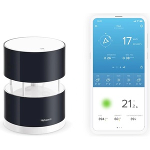 Legrand Wind Gauge for Netatmo Weather Station, black, NWA01-WW, 16 cm (NWA01-WW)