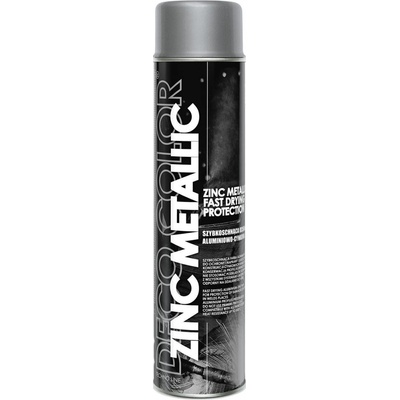 Deco Color Zink Metallic 600ml - na opravu pozinkovaných a hliníkových povrchov do 500°C
