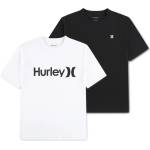 Hurley Тениска Hurley Kids Core Logo Cotton Blend T-Shirts 2 Pack - White