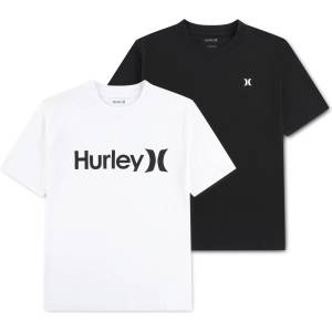 Hurley Тениска Hurley Kids Core Logo Cotton Blend T-Shirts 2 Pack - White