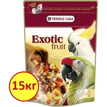 Versele-Laga - Exotic Fruit mix - храна за големи папагали с екзотични плодове, 15 кг