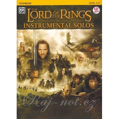 LORD OF THE RINGS INŠTRUMENTAL SOLOS + CD trombón pozún