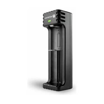 EVERACTIVE Зарядно устройство за литиево-йонни батерии EverActive LC-100, 3.7 V, CR18650, CR123, 1 x Micro USB, Черно, EVER-C-LC-100