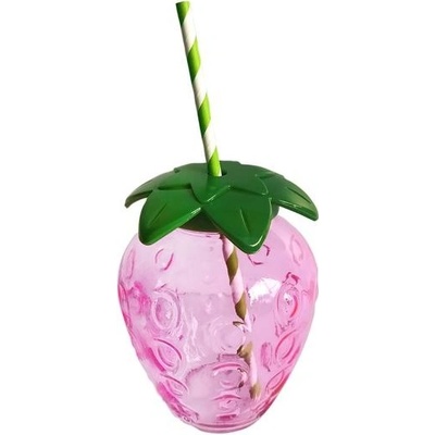 MASON SKLENICE TVAR JAHODA ZELENÉ VÍČKO SKLO 450 ml