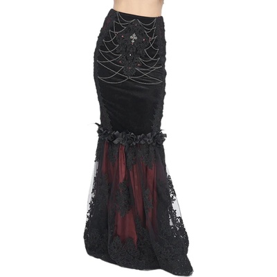 Devil fashion дамска пола DEVIL FASHION - Black and Red Gothic - ESKT04402