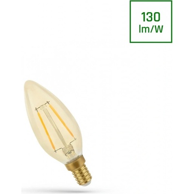 Spectrum LED LED žiarovka 2W COG teplá biela E14
