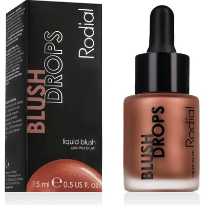 Rodial Blush Drops Tekutá lícenka a lesk na pery dodávajúci hydratáciu a lesk Sunset Kiss 15 ml
