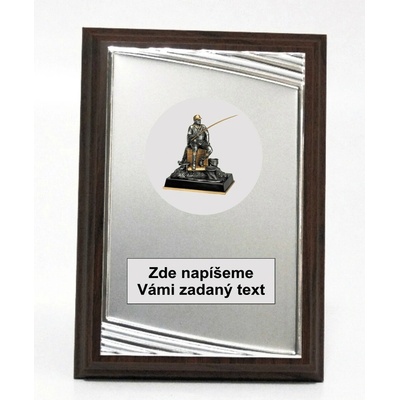 VIZINGR Rybář plaketa H122-G231.02-K1140 H122-G231.02-K1140/15 cm