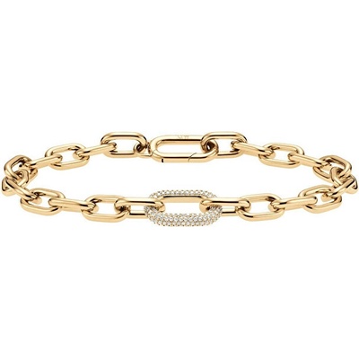 Daniel Wellington Luxusný pozlátený náramok s kryštálmi Crystal Link DW00400572 18 cm