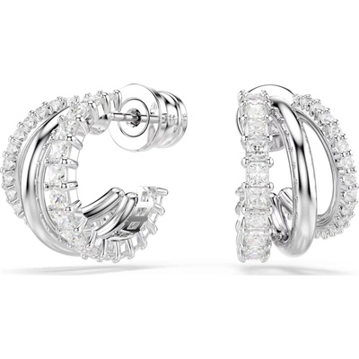 Swarovski Elegantné kruhové náušnice so zirkónmi Hyperbola 5737110