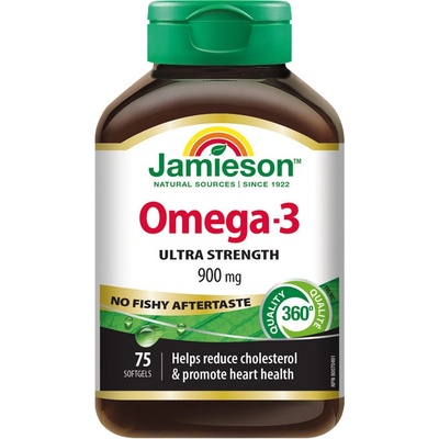 Jamieson Omega-3 Ultra 900 mg 75 kapslí