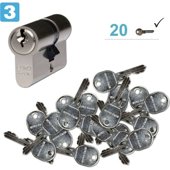 Euro Secure ES.Ni bezpečnostná vložka + 20 kľúčov 40/60mm