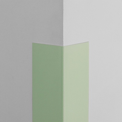 VMBal Plastová ochrana rohu LUX - SVĚTLE ZELENÁ - 65 x 65 mm x 1 m - samolepící