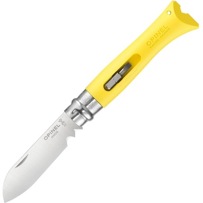 Opinel Сгъваем нож за майстори OPINEL N9 DIY Yellow, острие 8 см (001804-pe)