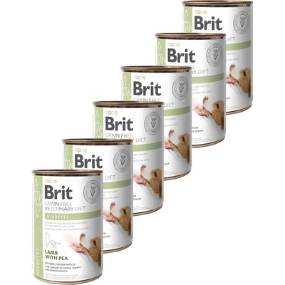 Brit Veterinary Diets GF Dog Diabetes 6 x 400 g