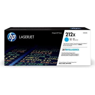 HP 212X originální tonerová kazeta azurová W2121X