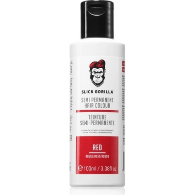 Slick Gorilla Semi Permanent Hair Colour barva na vlasy Red 100 ml