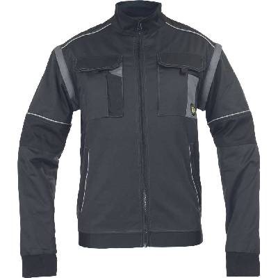 Cerva max eco stretch / 2-в-1 еластично работно яке, с подвижни ръкави - черно 44 (0351006360044)