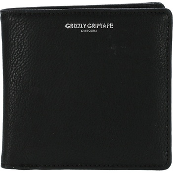 Grizzly Pebbled Pu Leather Biofold Black peněženka