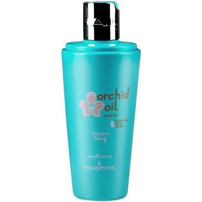 KLÉRAL Orchid Oil Keratin Cinq Shampoo 300 ml keratinový šampon na barvené a odbarvené vlasy