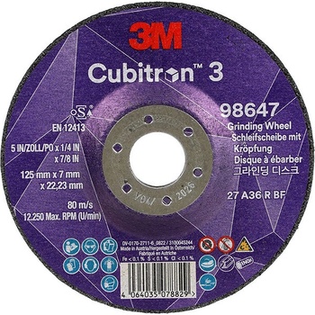 3M Cubitron 3 Brusný kotouč 125 x 7 mm 98647 7100303982