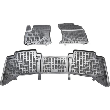 Rezaw-Plast Гумени стелки за TOYOTA Hilux (2015+) - Двойна кабина - тип леген (201431)