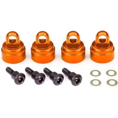 Traxxas hliníková hlava tlumiče oranžová 4 TRA3767T