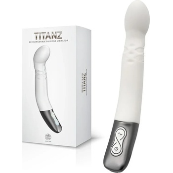 G-SPOT вибратор с въртяща се глава, 20, 3см. - Titanz Vibrator White (NMC0002472)