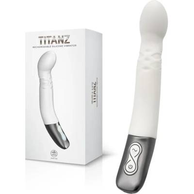 G-SPOT вибратор с въртяща се глава, 20, 3см. - Titanz Vibrator White (NMC0002472)