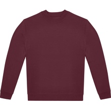 B&C mikina Crew unisex burgundová