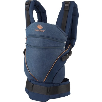 Wickelkinder manduca XT Denim Toffee modrá