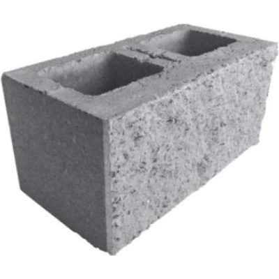 Tvarovka plotová PRESBETON Face Block HX 2/19 2B přírodní – 390 x 200 x 190 mm