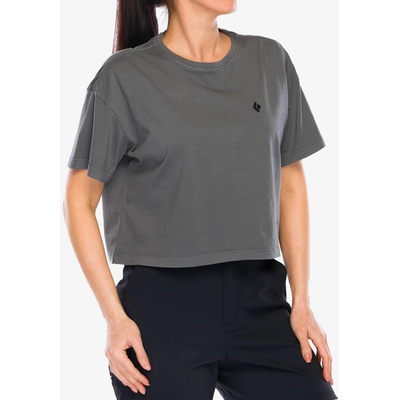 Black Diamond Diamond Crop SS Tee charcoal