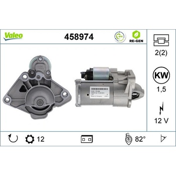 Startér VALEO 458974