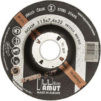 Mamut Kotouč brusný 150 x 7,4 x 22,23 mm 201527