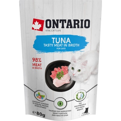 Ontario Cat Tuna in Broth 80 g