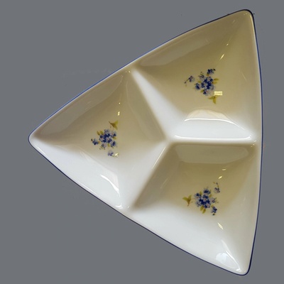 Miska Trina trojdielna malá č.3 20,5 cm NEZÁBUDKY Český porcelán Dubí