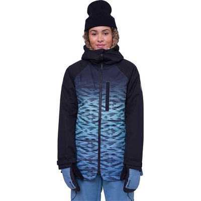 686 Wmns Dream Insulated Jacket Black Blue Ikat