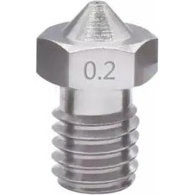 Two Trees Дюза E3D М6 от неръждаема стомана 0.2, 0.4, 0.6, 0.8mm за 3D Принтер