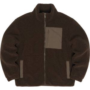 Mazine Мъжко поларено яке Mazine Padded Sherpa Jacket Fleece jacket - Chocolate / Grey Brown - размер XL (005-6263-0114)