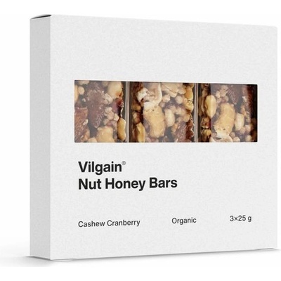 Vilgain Nut Honey Bar BIO 24 x 25 g