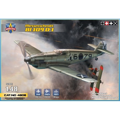 MODELSVIT Messerschmitt Bf 109 D 1 4x camo 1:48