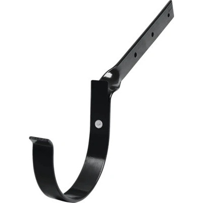 Bravo Odkvapový hák stočený 125 mm čiernosivý