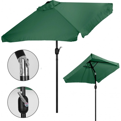 MODERNHOME Zahradní slunečník DELISSA 200x140 cm zelený