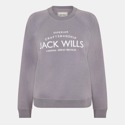Jack Wills Блуза Jack Wills Hunston Graphic Crew Neck Sweatshirt - Dusky Blue