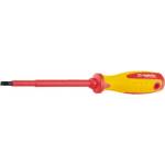MTX Отвертка Insulated, SL3, 0 х 80 mm, до 1000 V, двукомпонентна дръжка MTX PROFESSIONAL